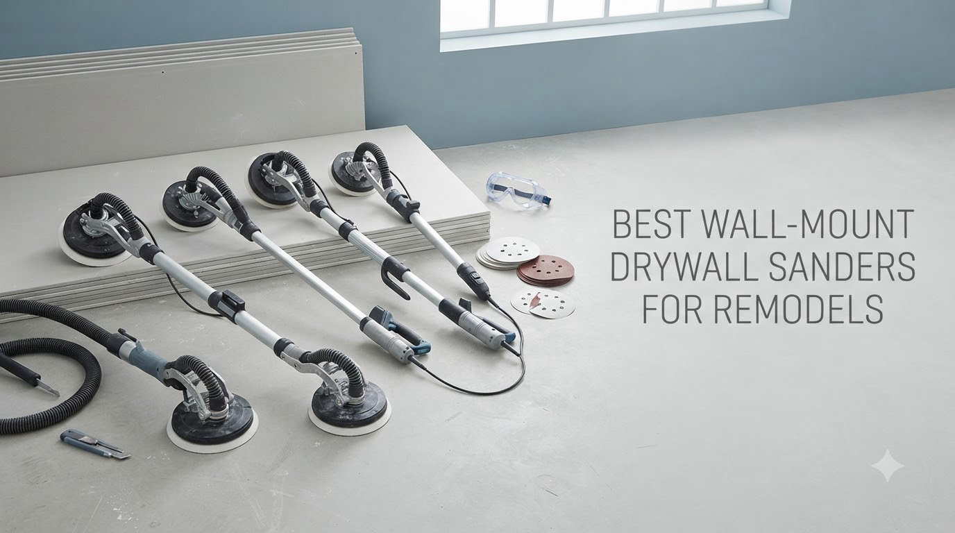 Best wall-mount drywall sanders for remodels