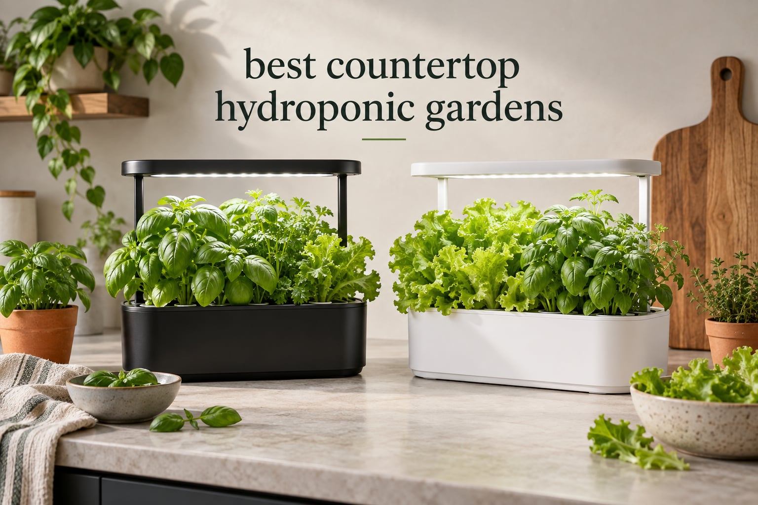best countertop hydroponic gardens