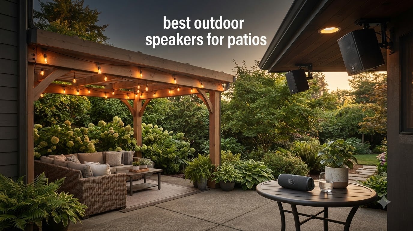 best outdoor speakers for patios
