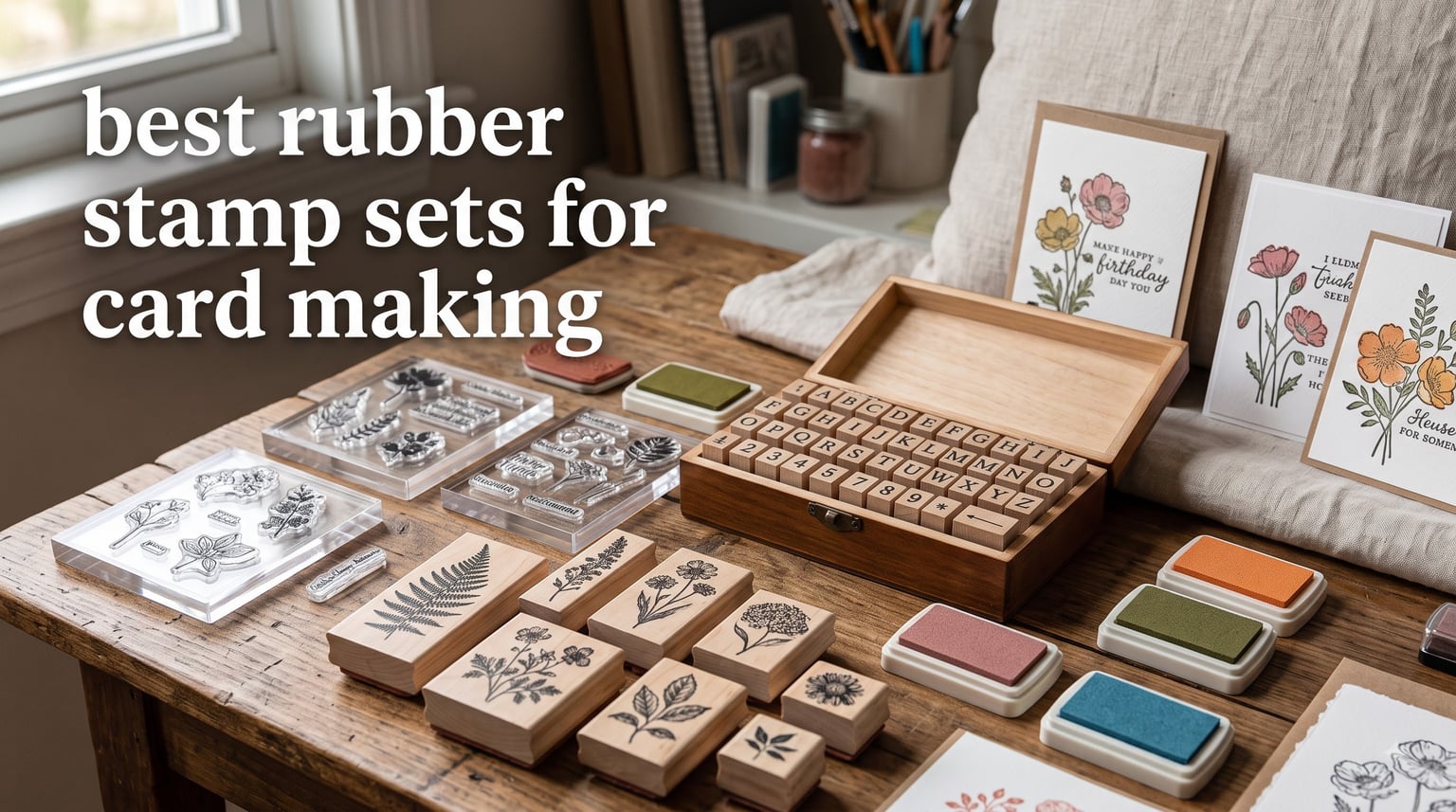 best rubber stamp sets for card making