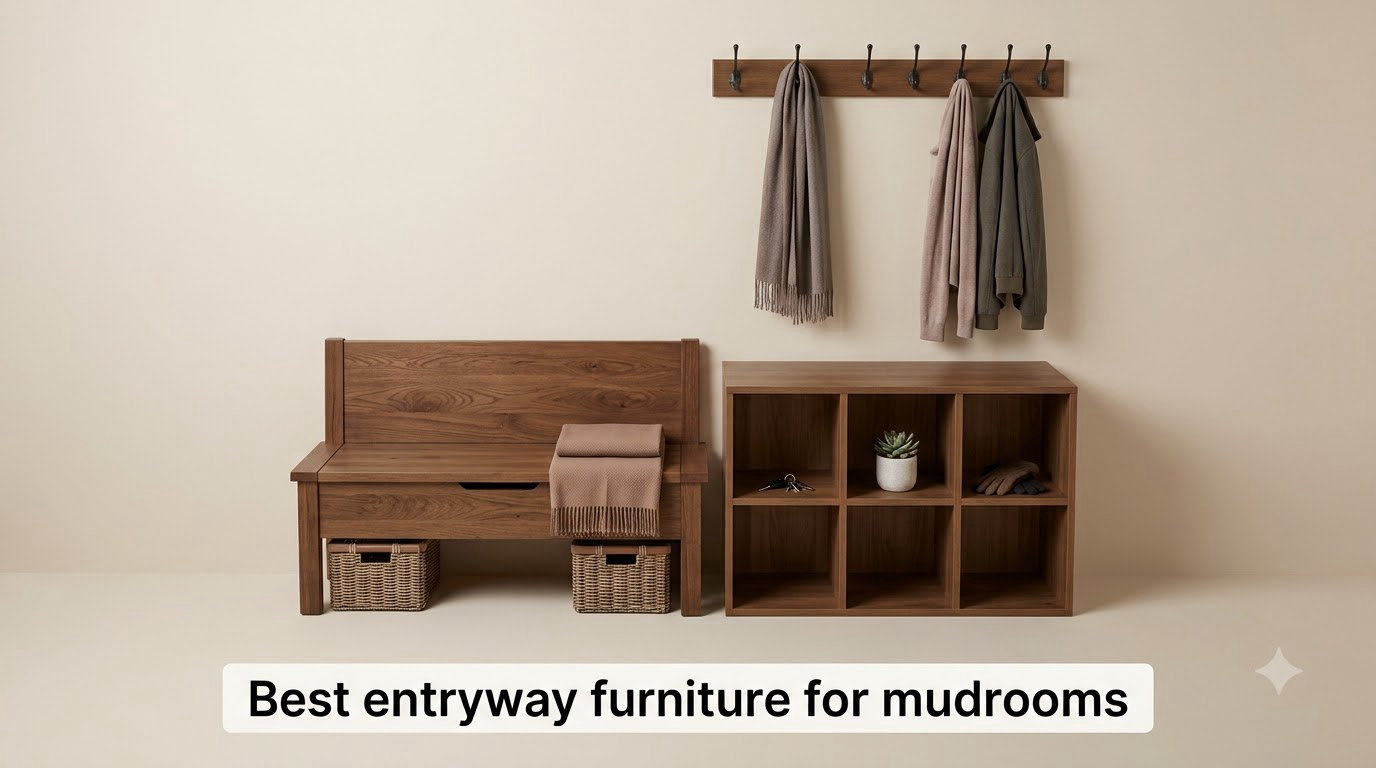Best entryway furniture for mudrooms