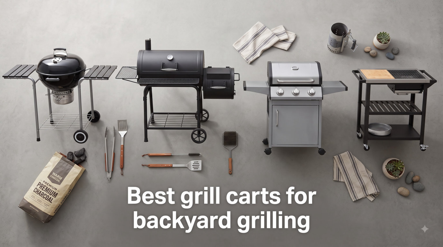 Best grill carts for backyard grilling