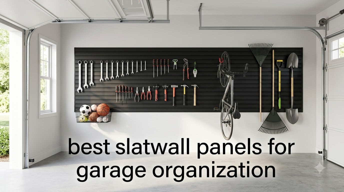 best slatwall panels for garage organization