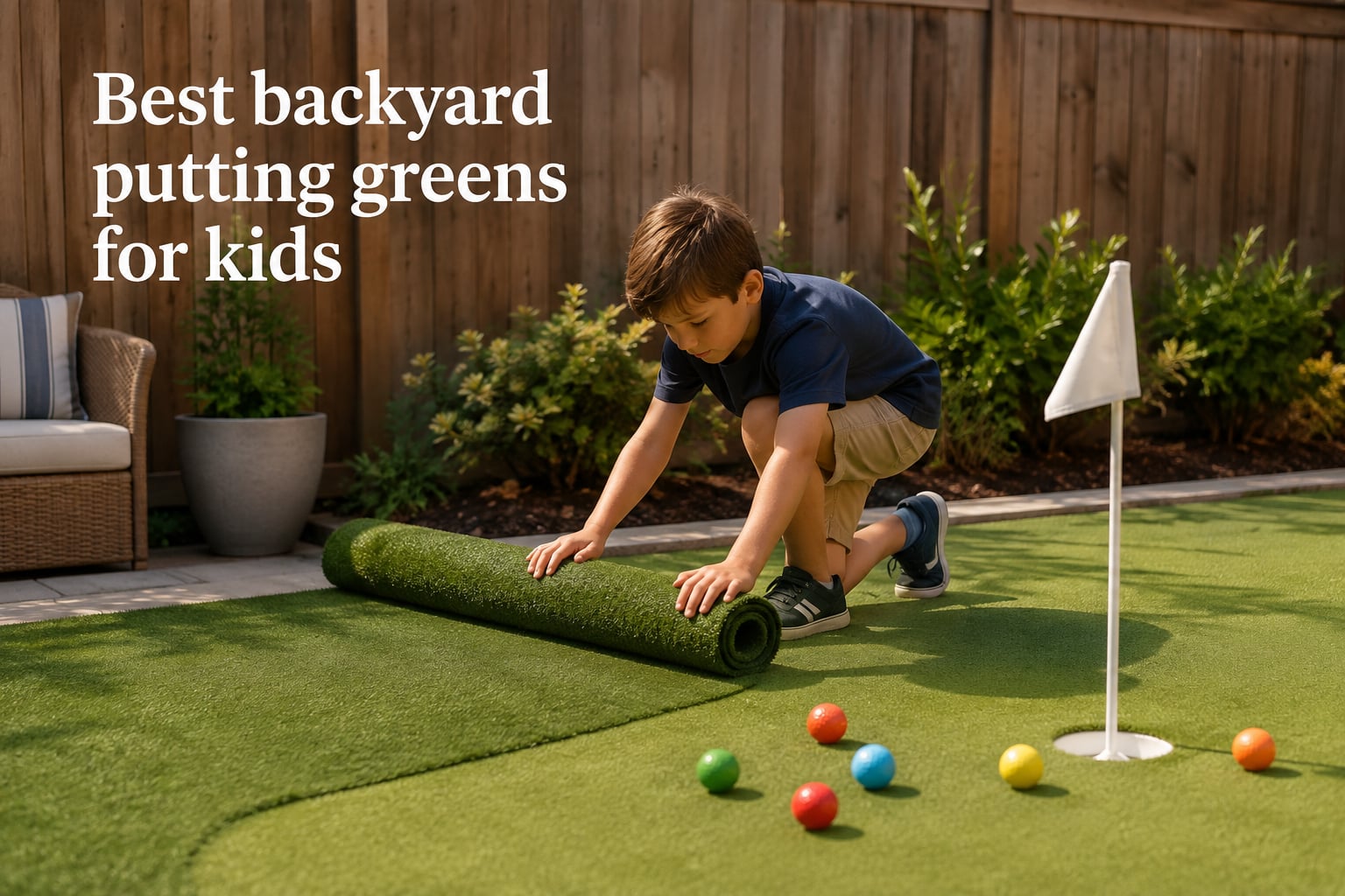 Best backyard putting greens for kids