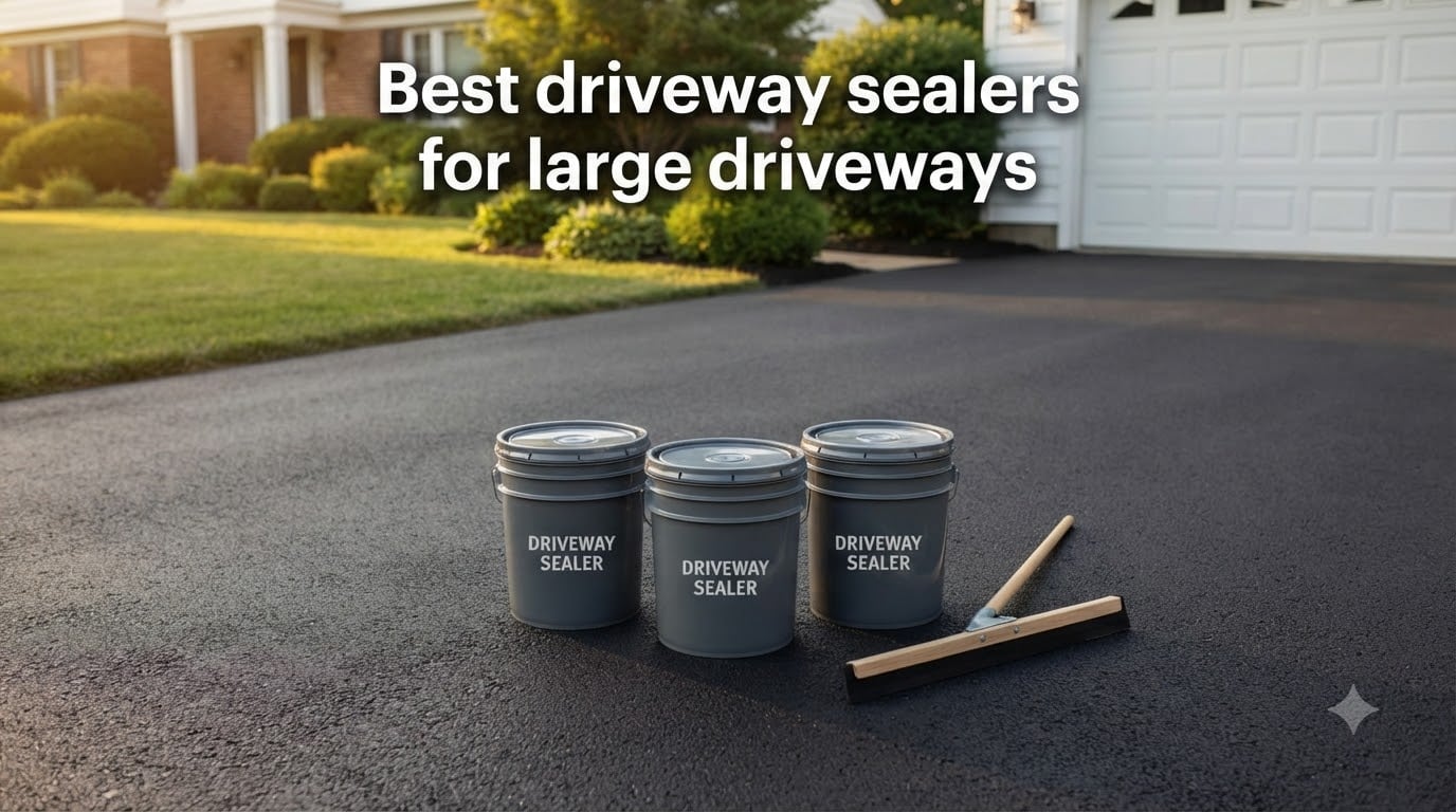 Best driveway sealers for large driveways