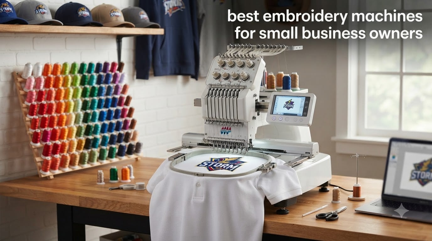 best embroidery machines for small business owners