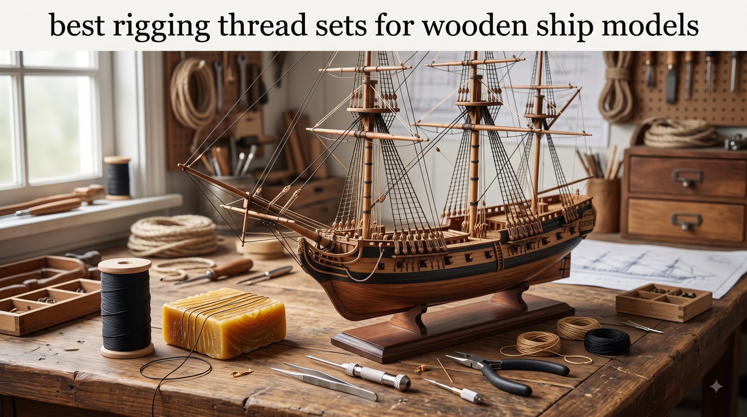 best rigging thread sets for wooden ship models