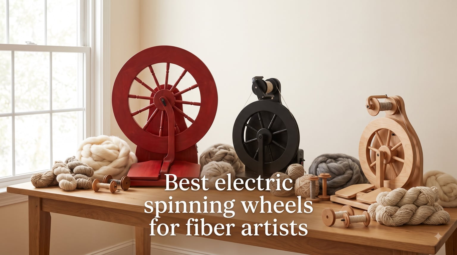 Best electric spinning wheels for fiber artists