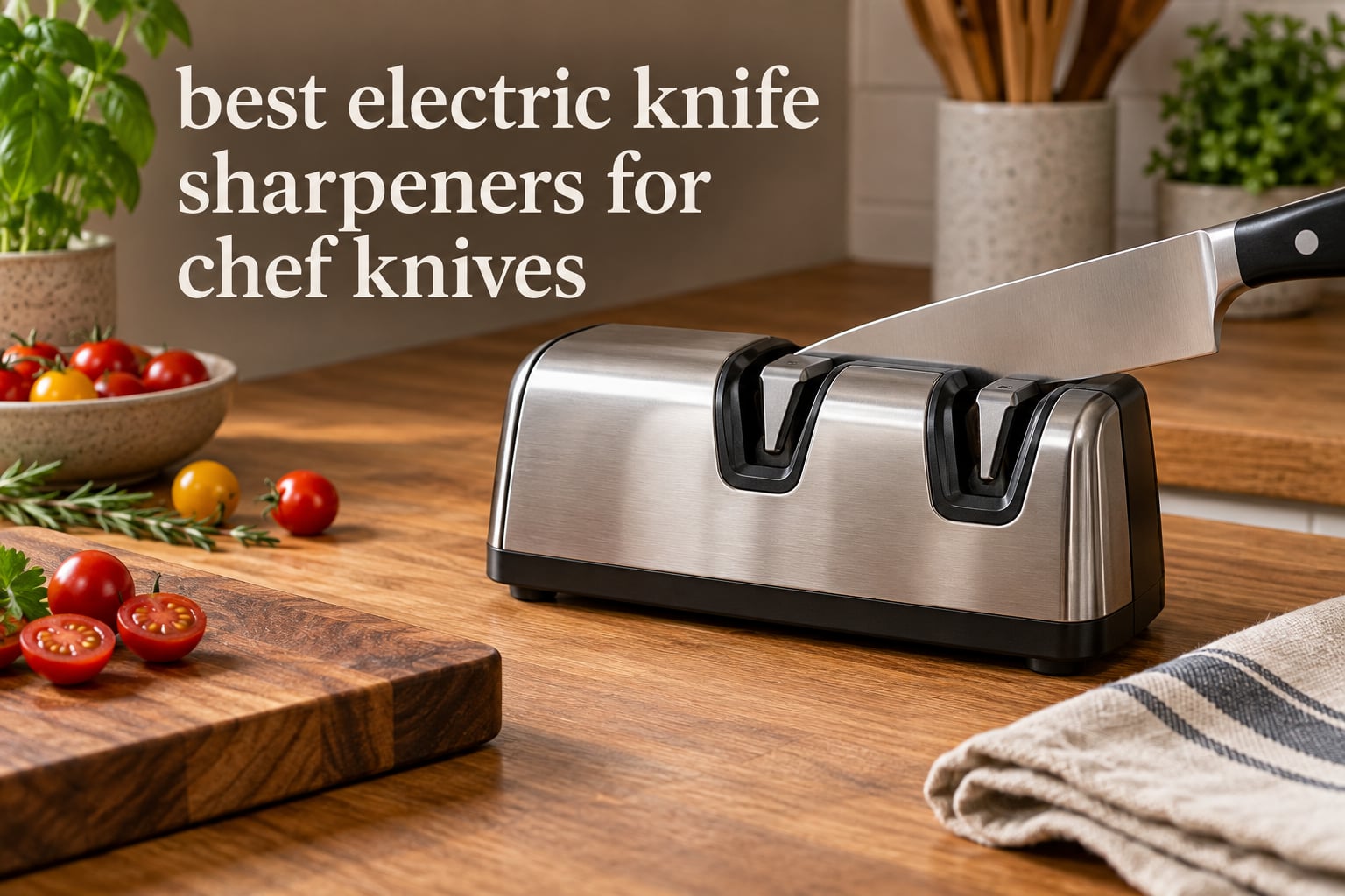 best electric knife sharpeners for chef knives