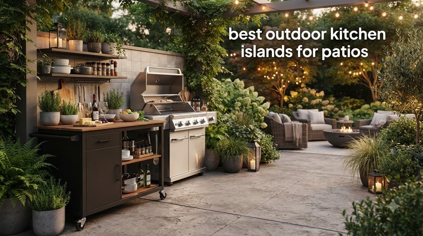 best outdoor kitchen islands for patios