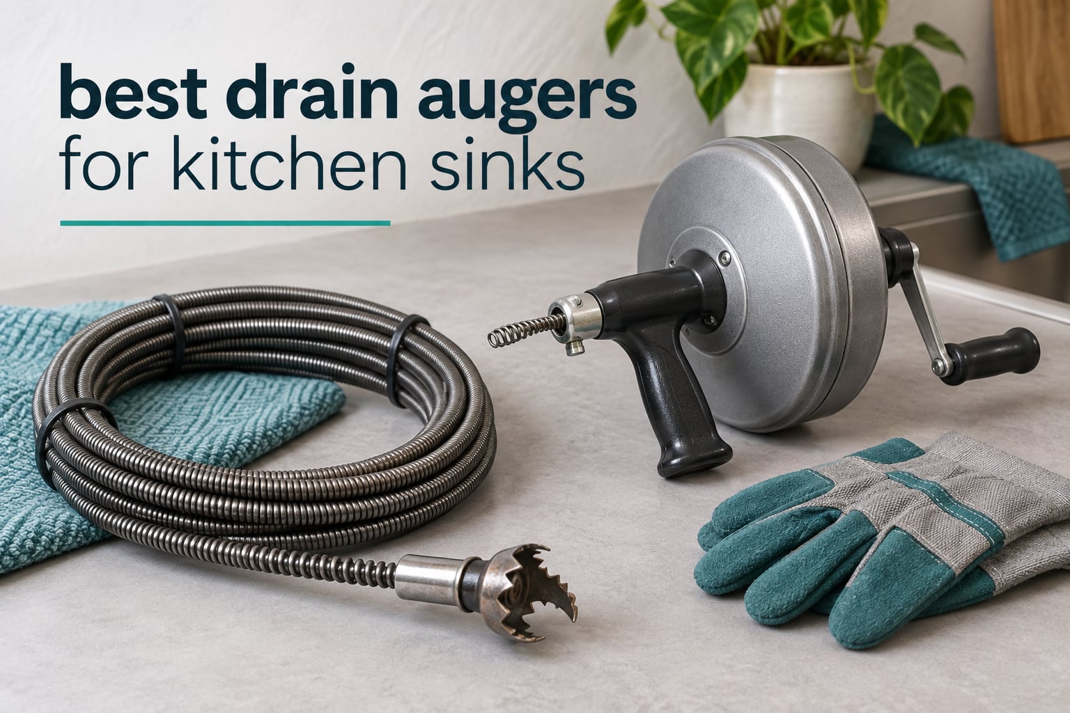 best drain augers for kitchen sinks