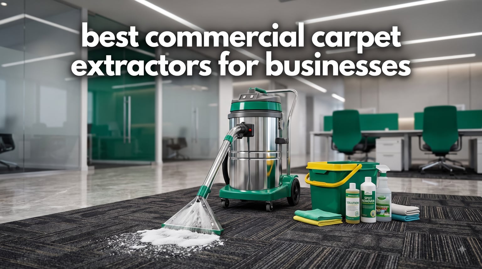 best commercial carpet extractors for businesses