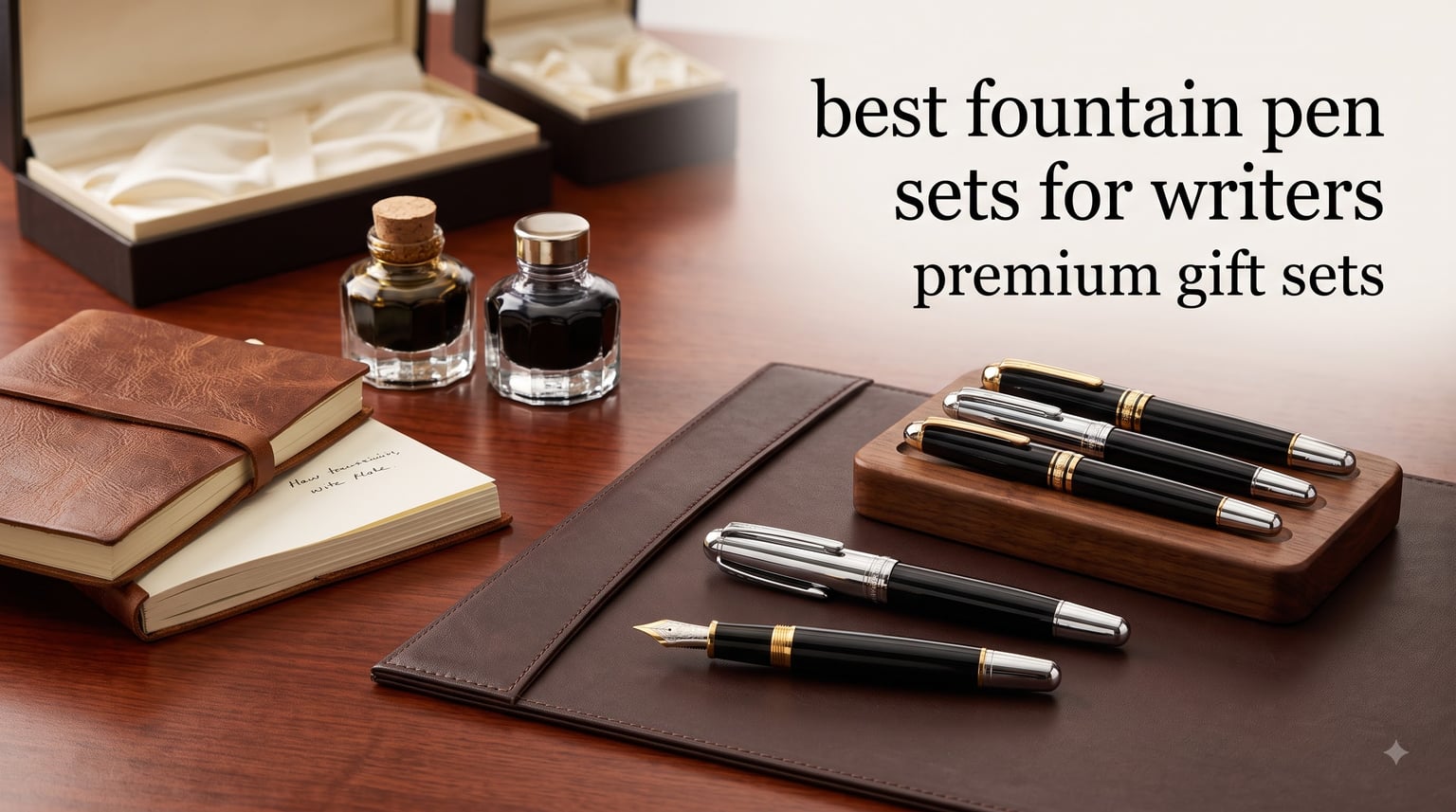 best fountain pen sets for writers premium gift sets