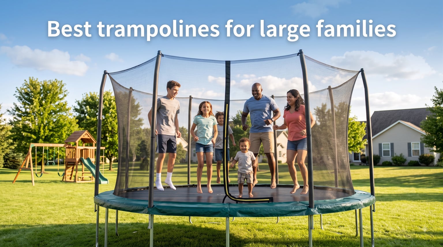 Best trampolines for large families