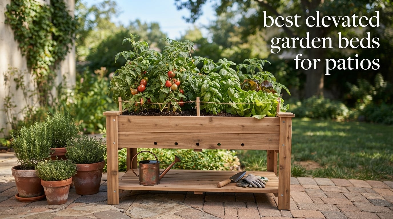 best elevated garden beds for patios