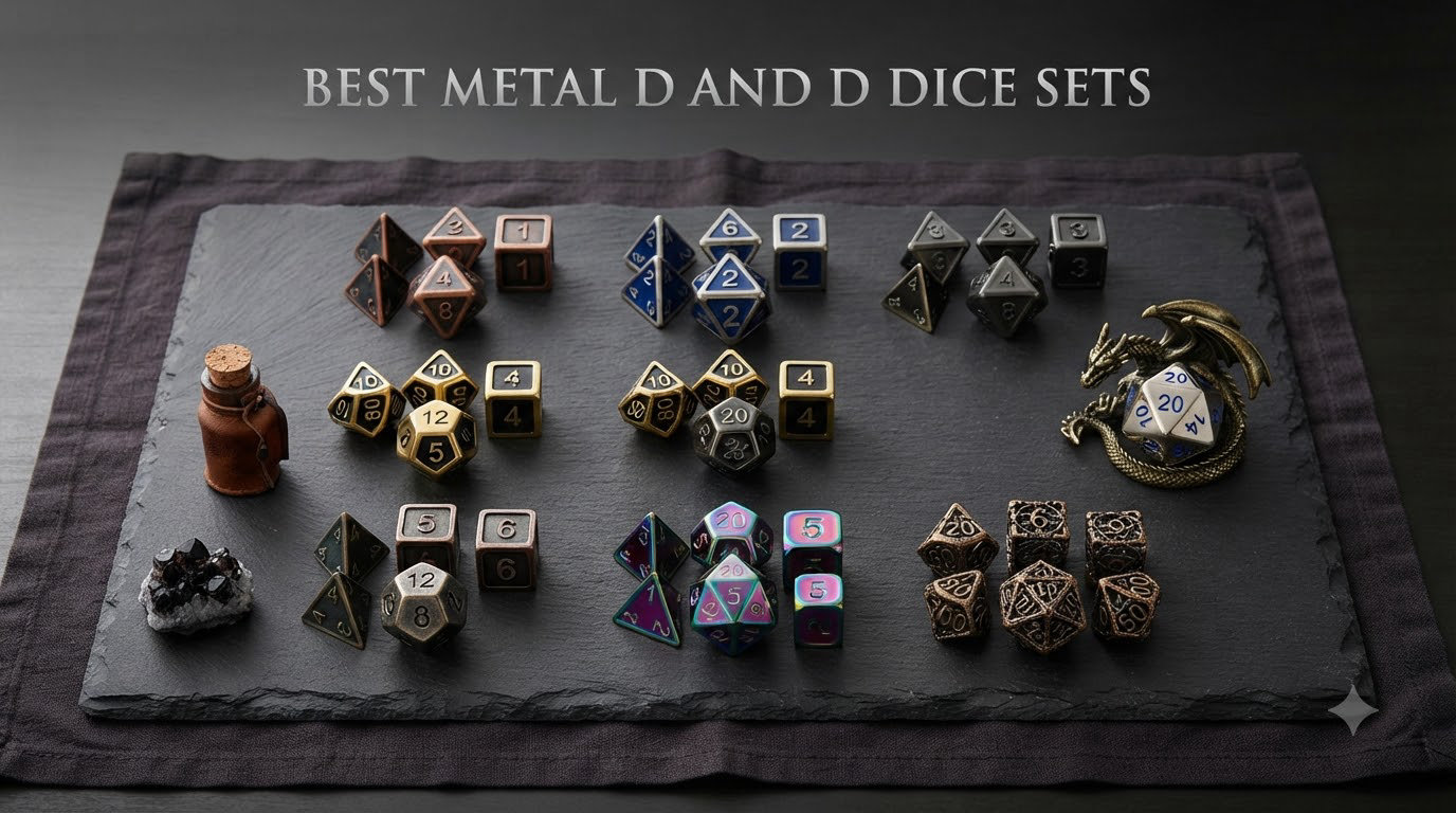 best metal d and d dice sets
