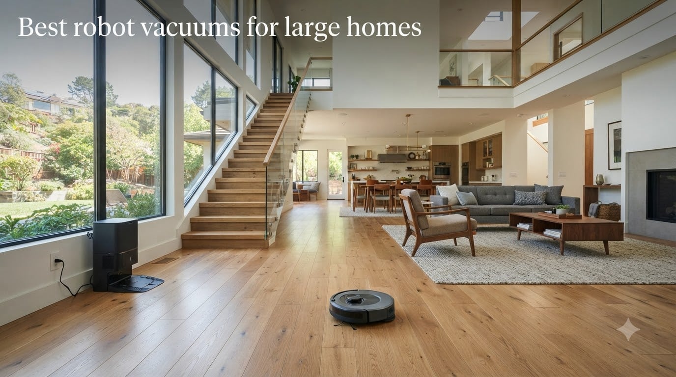 Best robot vacuums for large homes