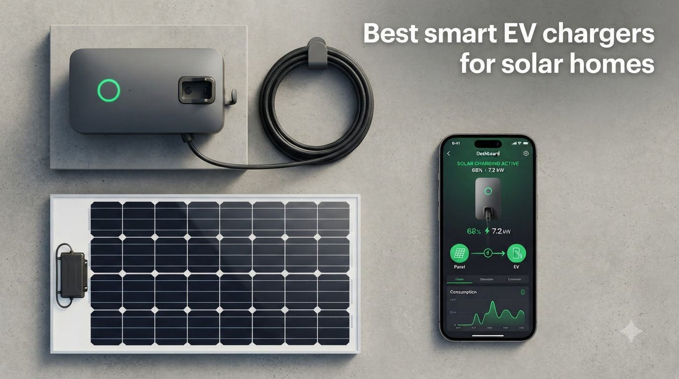 Best smart EV chargers for solar homes