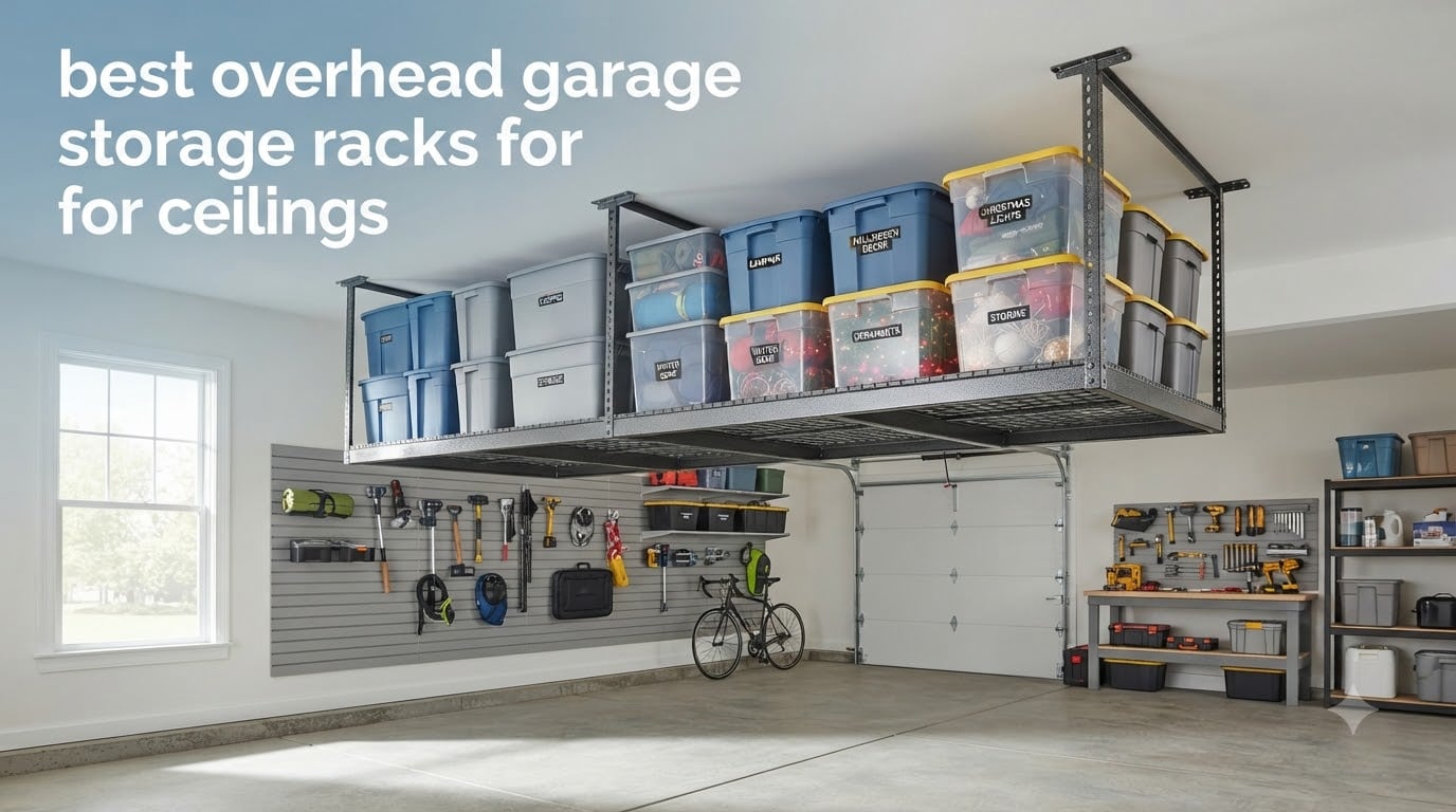best overhead garage storage racks for ceilings