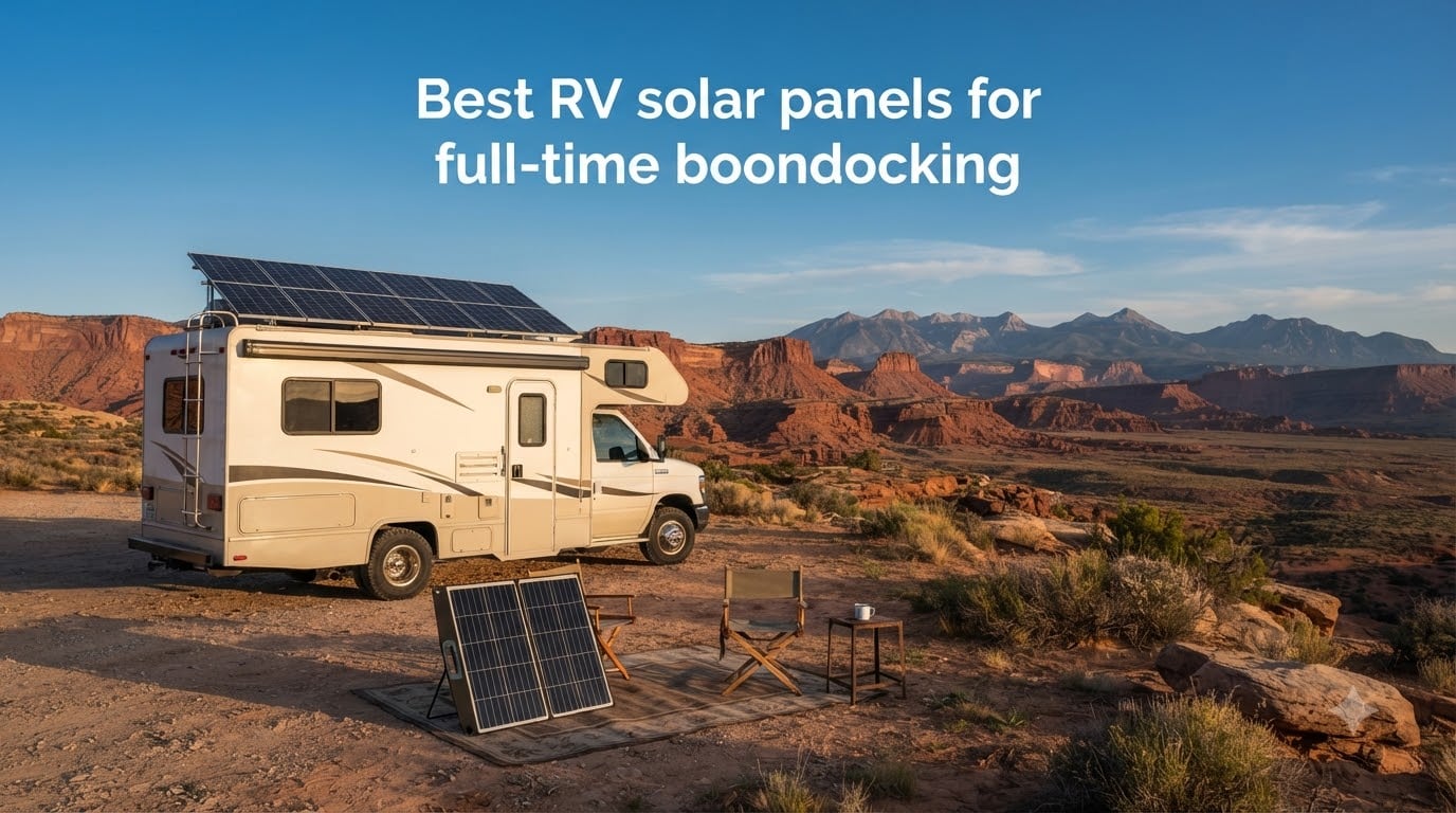 Best RV solar panels for full-time boondocking