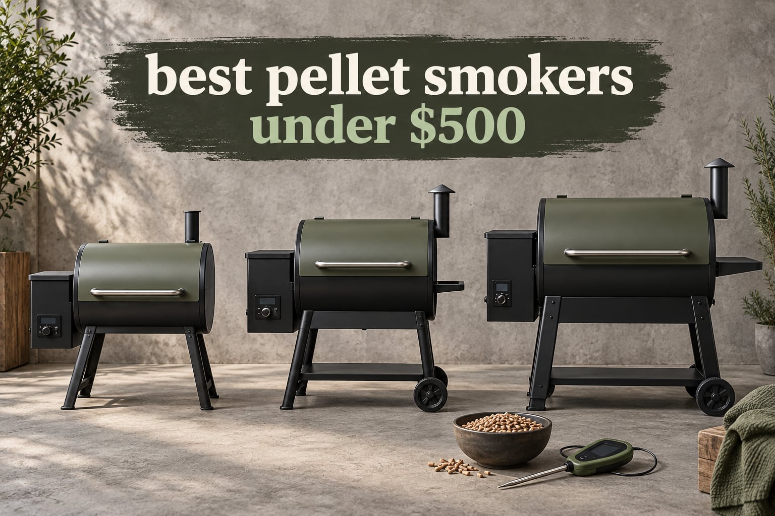 best pellet smokers under $500