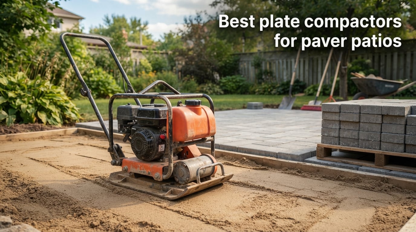 Best plate compactors for paver patios