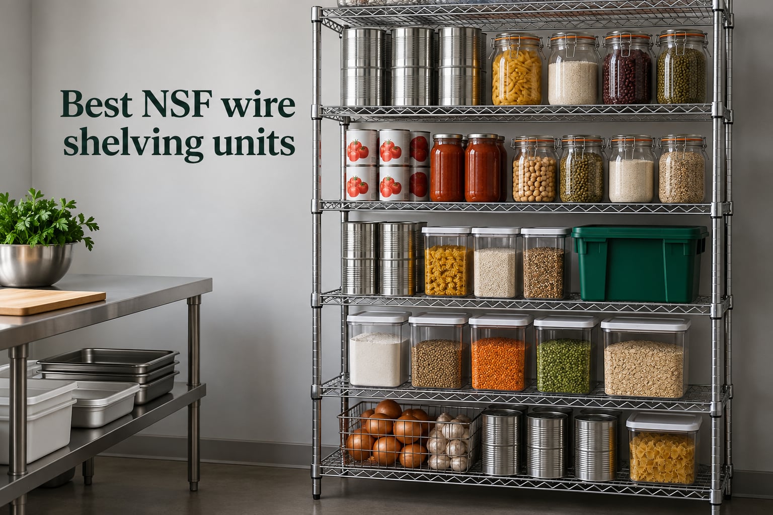 Best NSF wire shelving units