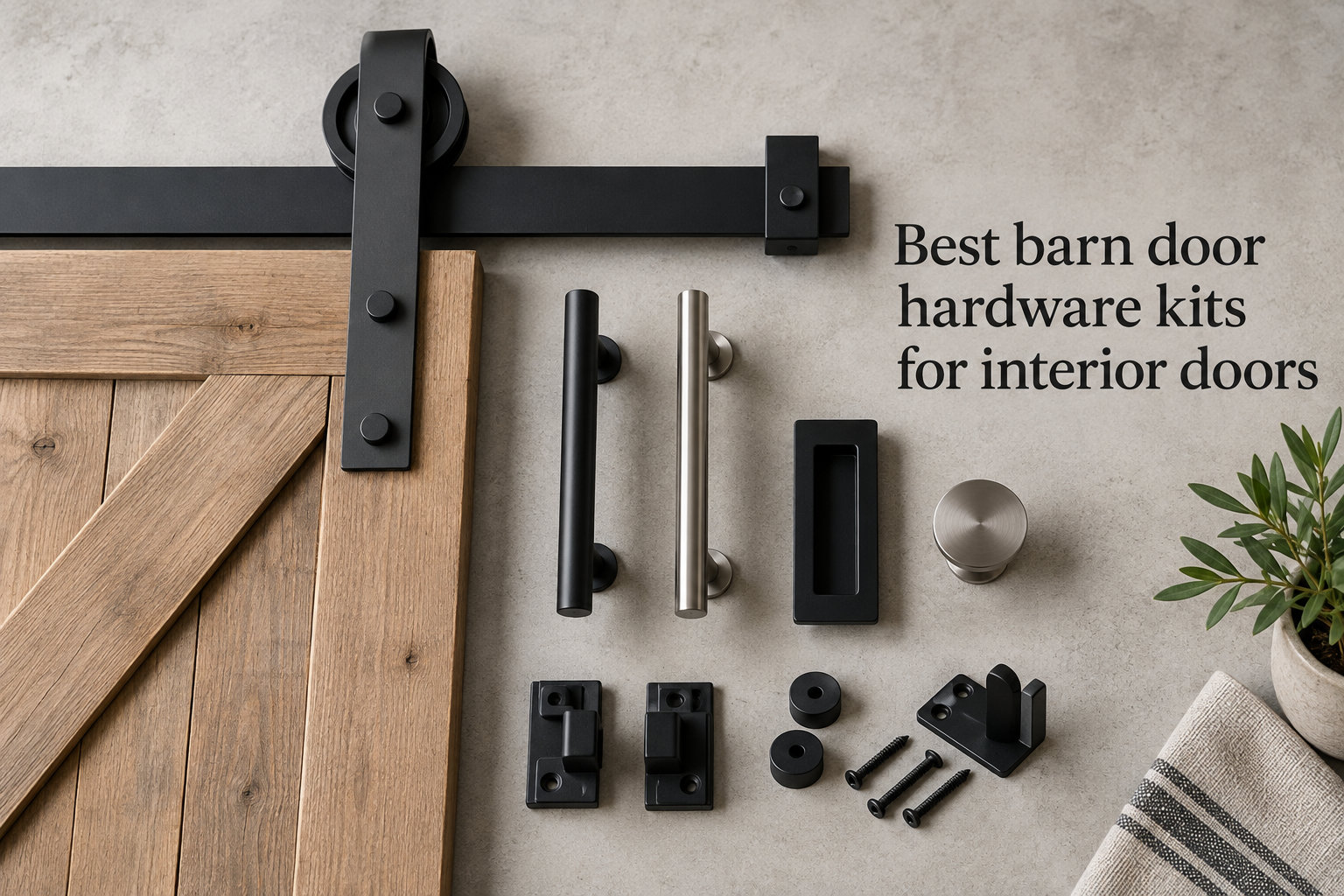 Best barn door hardware kits for interior doors