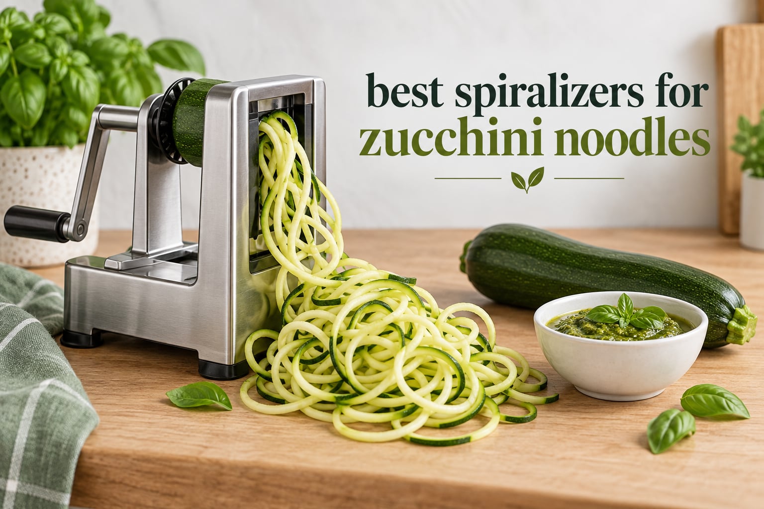 best spiralizers for zucchini noodles