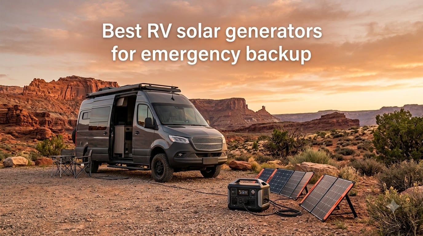Best RV solar generators for emergency backup