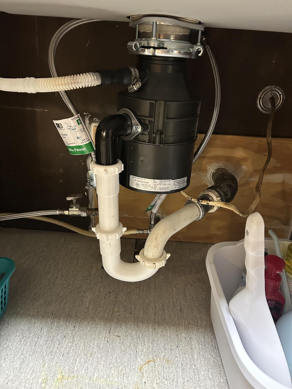 InSinkErator Badger 1 Garbage Disposal, Badger Series 1/3 HP Continuous Feed Food Waste Disposer customer photo 1