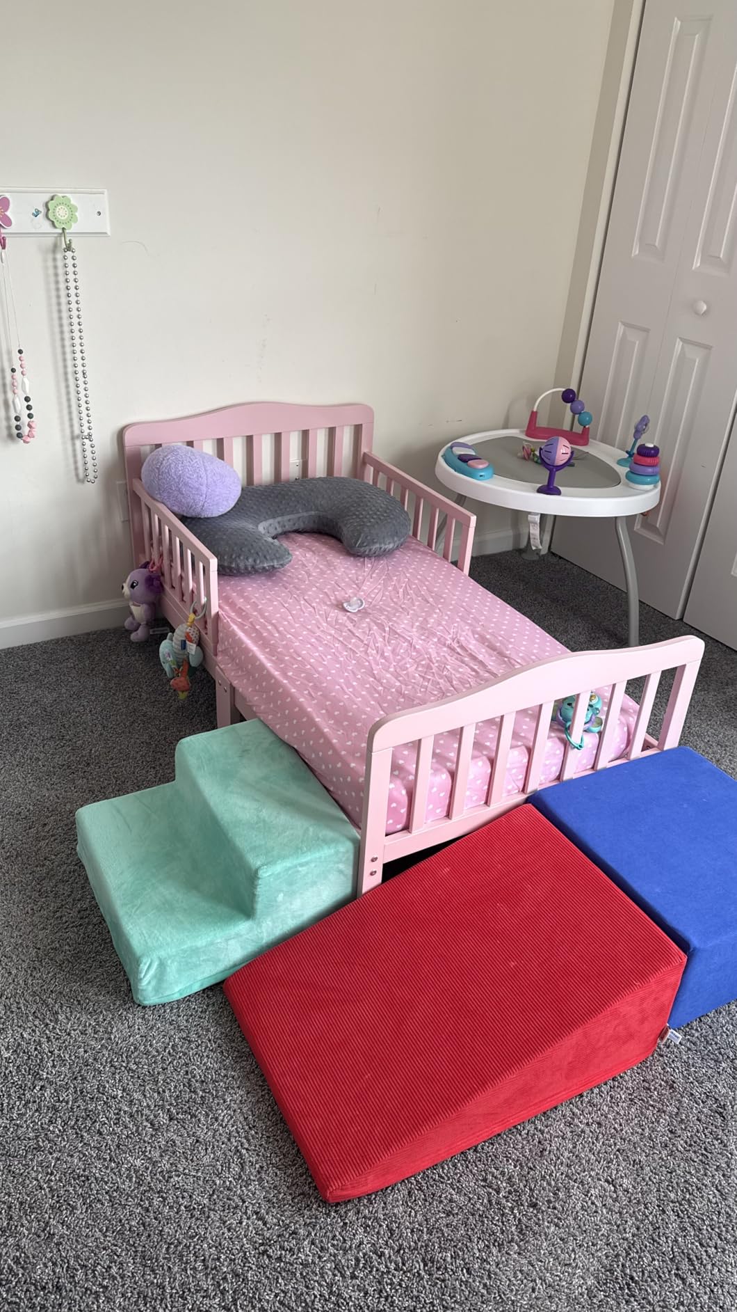 Dream On Me Classic Design Toddler Bed, GREENGUARD Gold, Pink customer photo 2