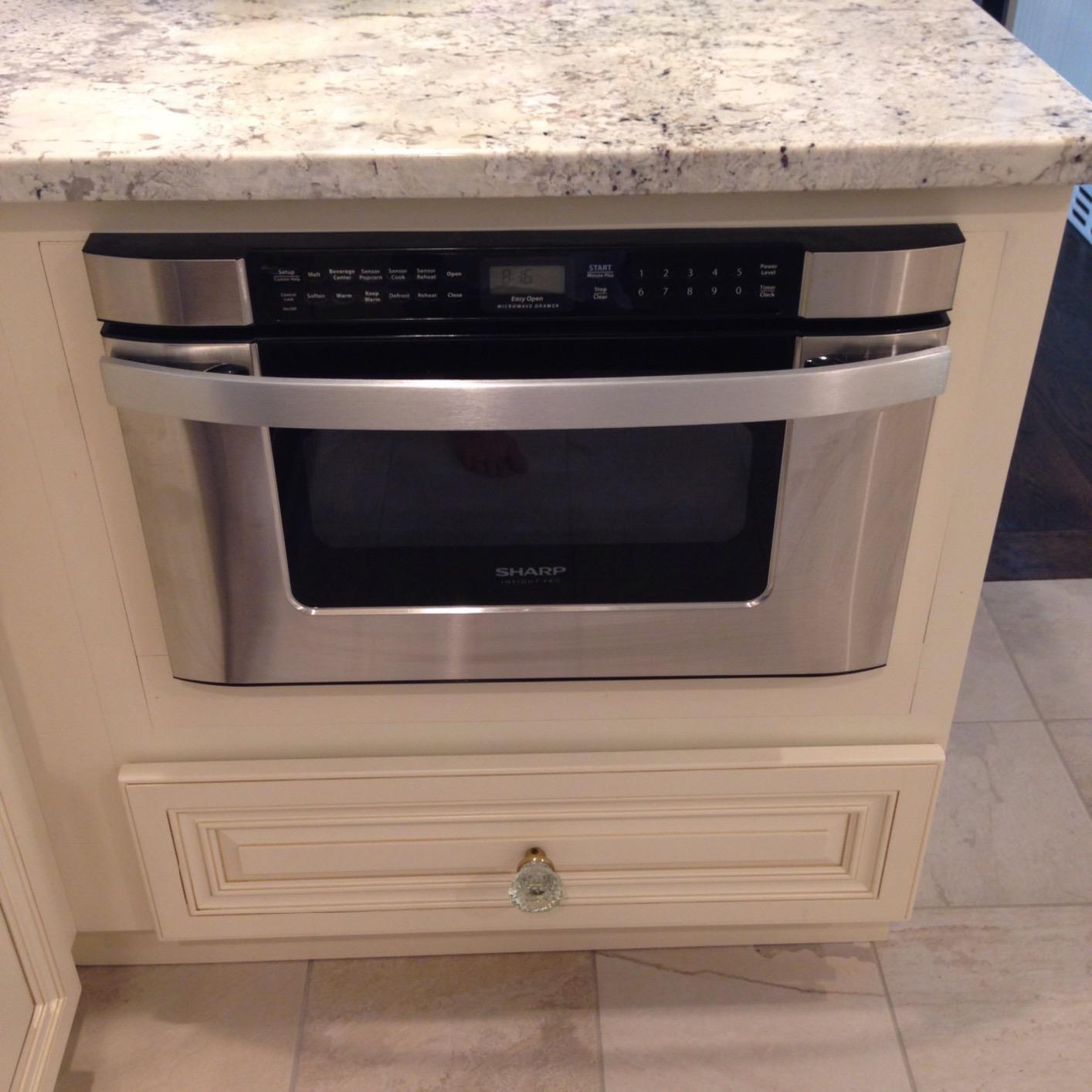 Sharp KB6524PSY 24 in. 1.2 cu. ft. Built-In Microwave Drawer Oven customer photo 2