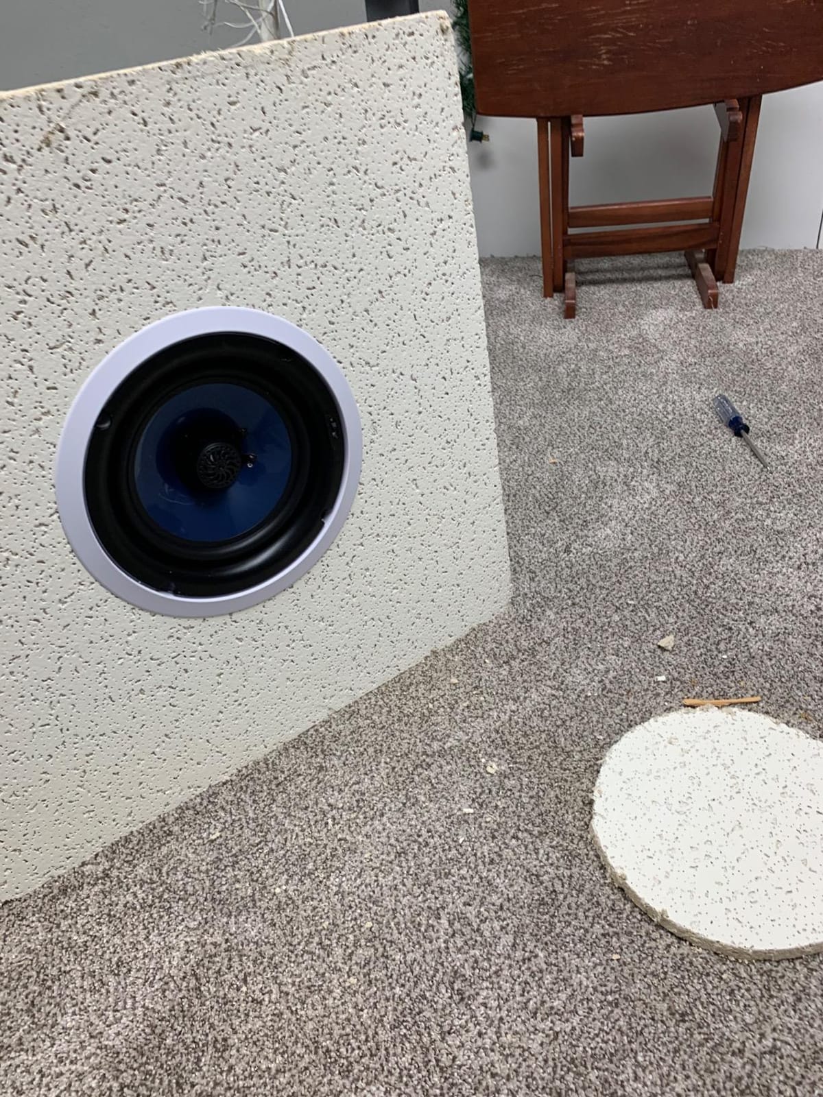 Pyle 6.5” In-Wall / In-Ceiling Speakers, 250W Peak, Hi-Fi Stereo Sound, Pivoting Adjustable Coaxial Silk Dome Tweeter, Poly Cone Woofer, Stain Resistant Grill, For Home Theater, Custom Installs- Pair customer photo 2