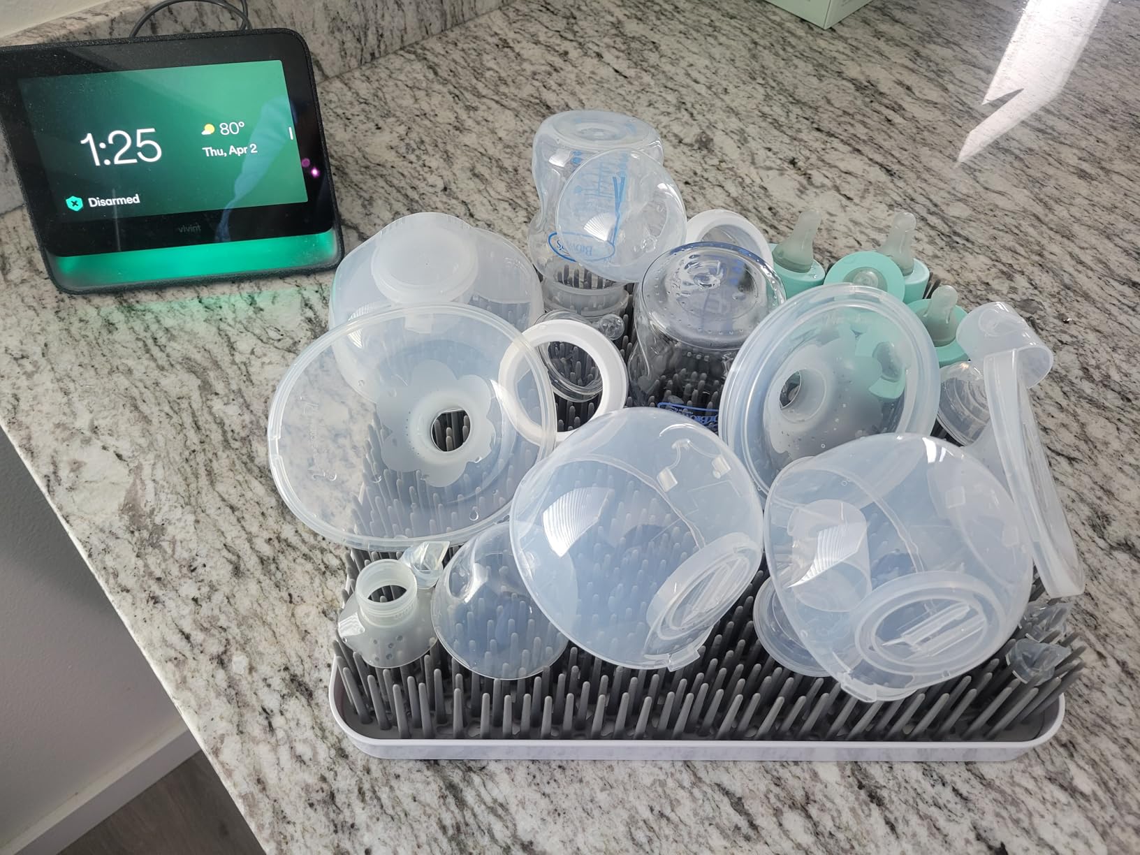Boon Lawn Countertop Baby Bottle Drying Rack - Spring Green - 13.5x11x2.5 customer photo 1