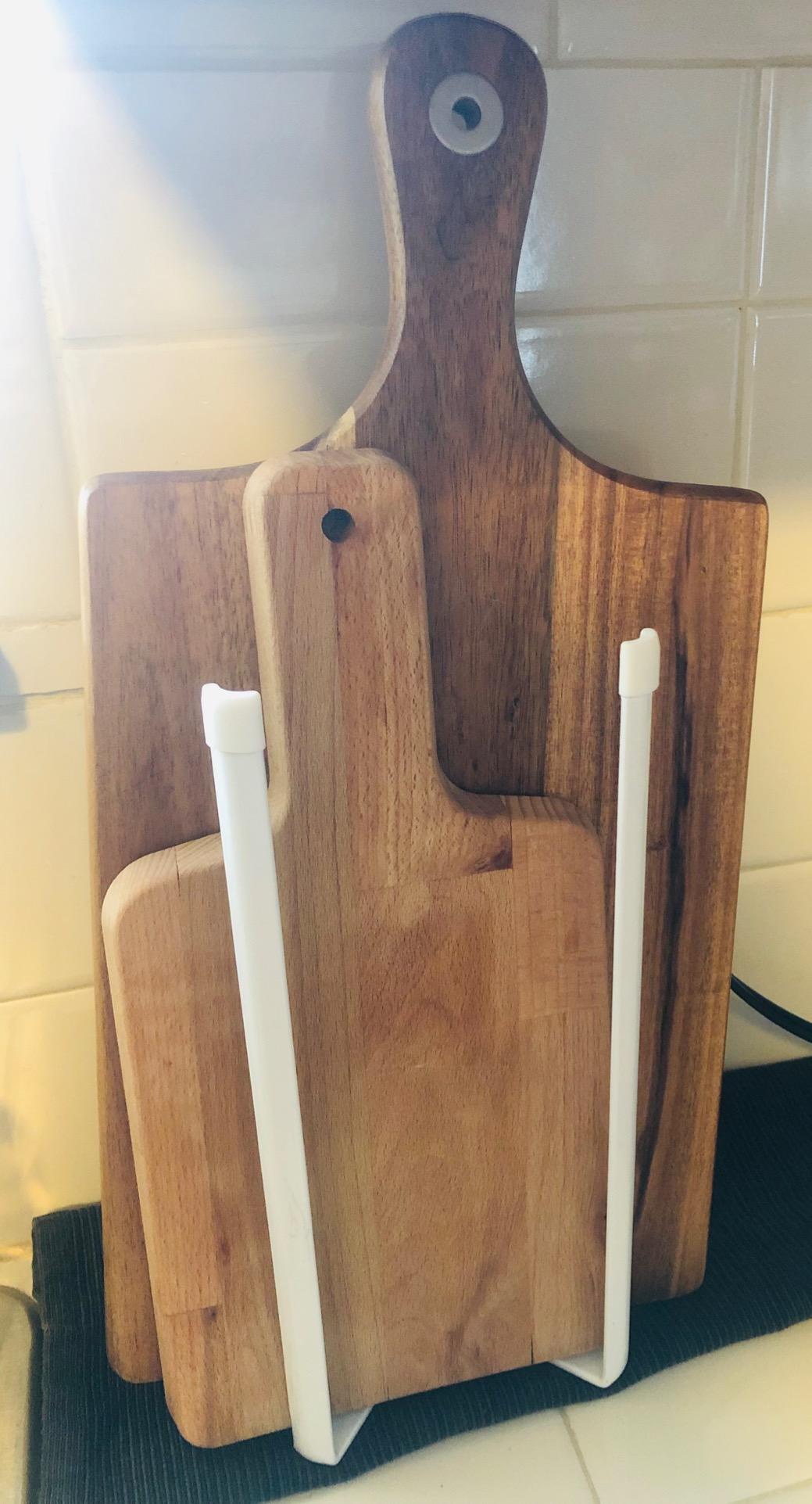 YAMAZAKI Home Tower Kitchen Multi Eco Stand - Multifunctional Plastic Bag Holder Bottle Dryer - Steel customer photo 1