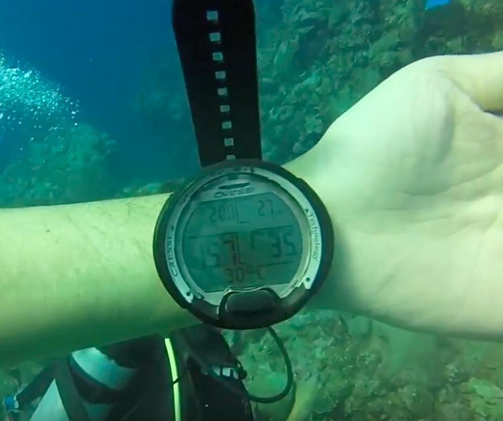 CRESSI Leonardo 2.0 G2 Dive Watch, One-Button Air Nitrox Gauge, White/Black customer photo 2