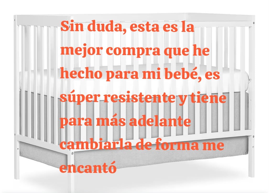 Dream On Me Synergy 5-in-1 Crib, Toddler Bed in Natural customer photo 2