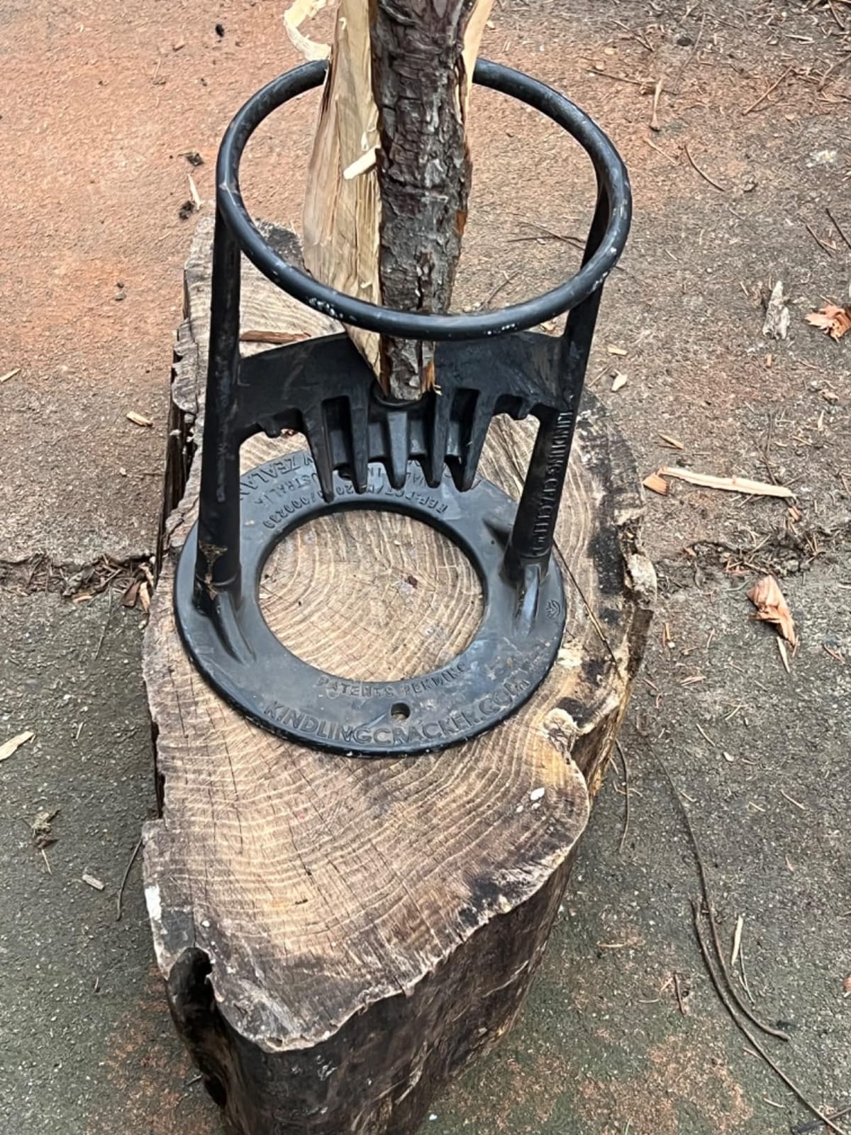 Kindling Cracker Original Firewood Kindling Splitter, 6.5in. Opening customer photo 2