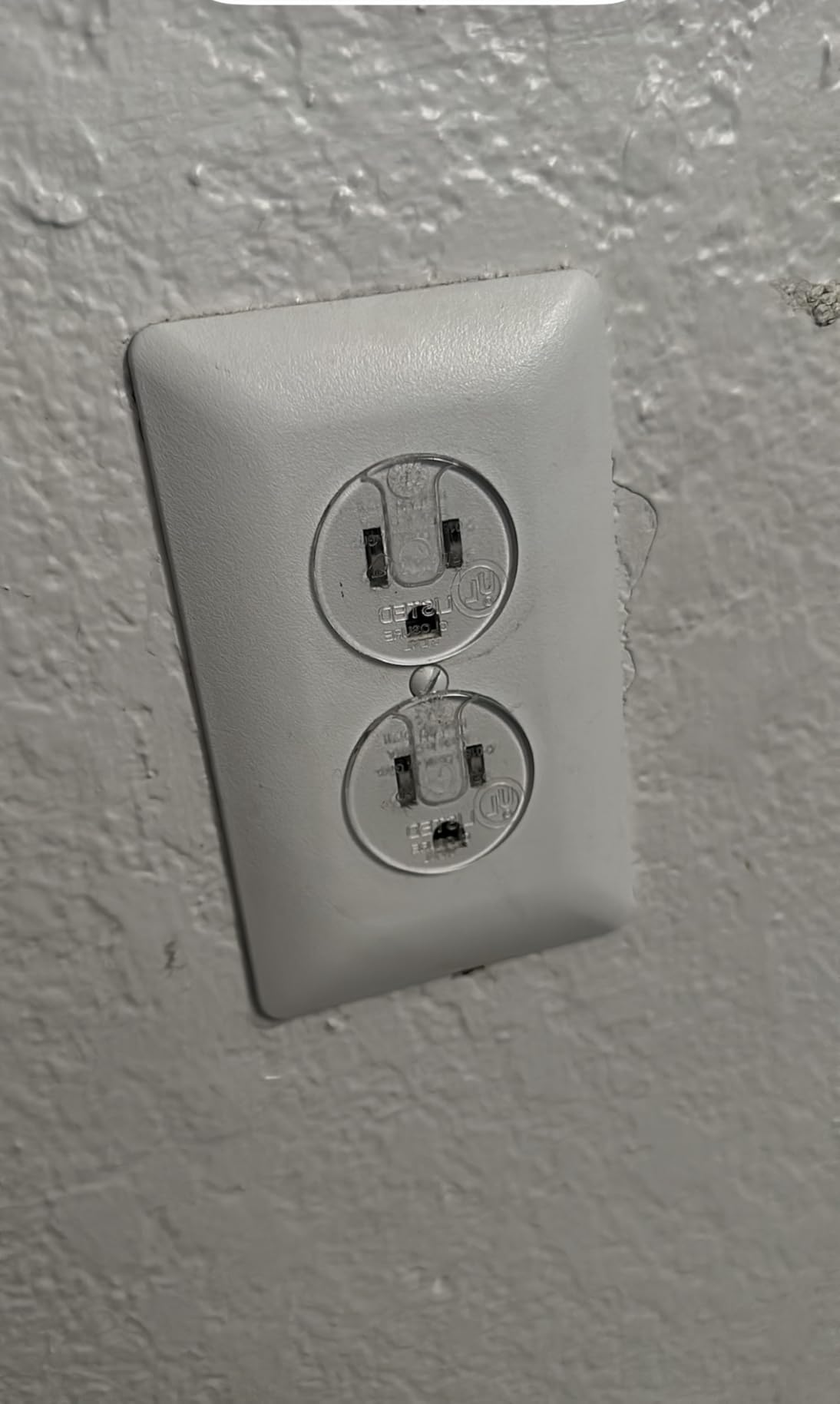 Jool Baby Outlet Covers (32 Pack) for Child Safety - Easy Adult Removal, Plug Protectors for Baby Proofing Electric Sockets - Transparent Design customer photo 1