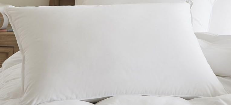 Amazon Basics Down-Alternative Pillows for Stomach and Back Sleepers, Soft Density, Machine Washable, 20 x 36 inches, White, 2-Pack customer photo 1