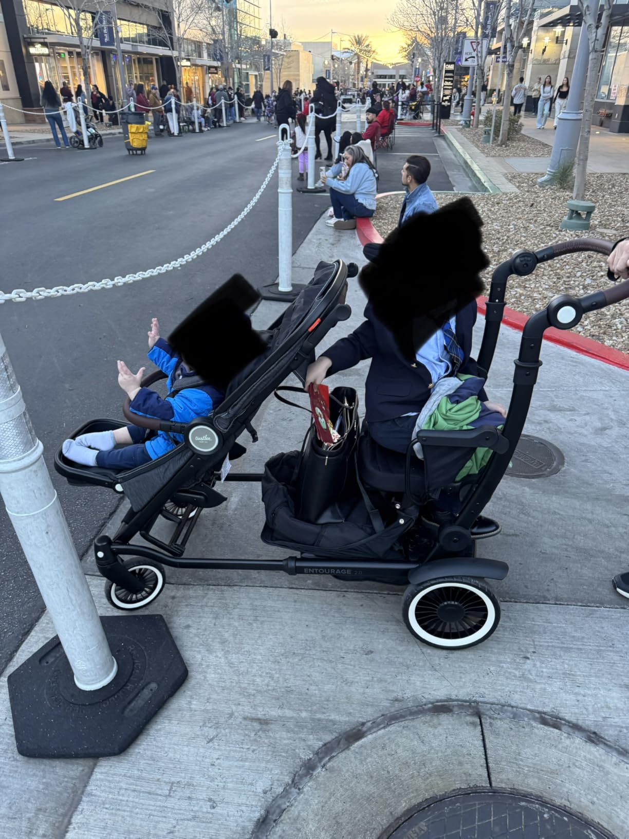 Austlen Entourage 2.0 Sit and Stand Stroller in Black (Also Available in Navy) customer photo 1