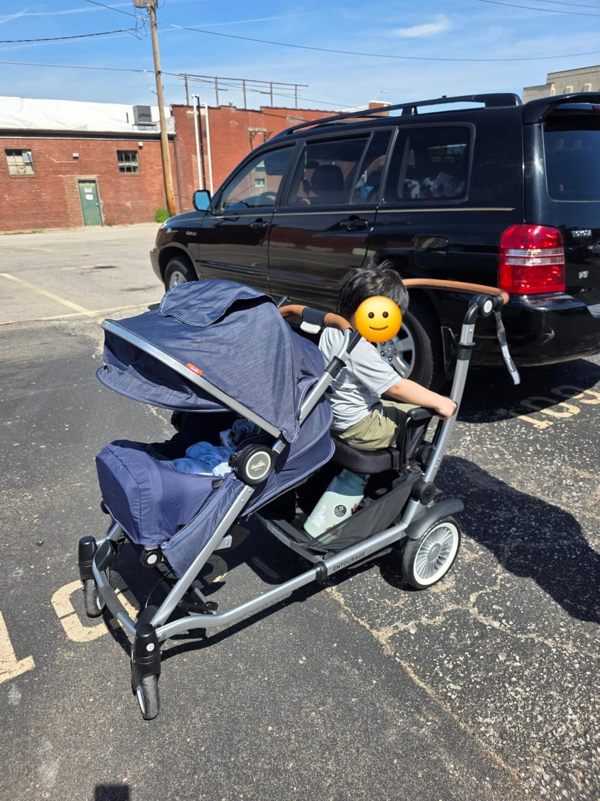 Austlen Entourage 2.0 Sit and Stand Stroller in Black (Also Available in Navy) customer photo 2