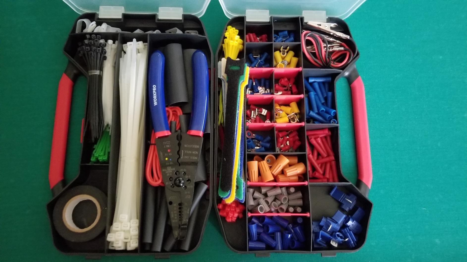 WORKPRO Crimping Tool Kit with 582PCS Heat Shrink Wire Connectors customer photo 2