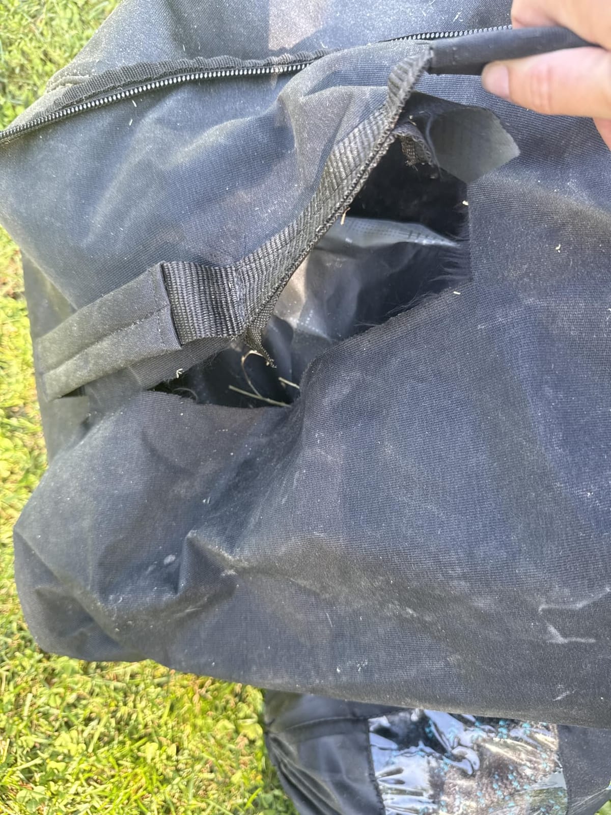 Derby Originals Waterproof Rolling Hay Bale Bag with Easy Carry Handles for Hassle Free Storage and Transport customer photo 2