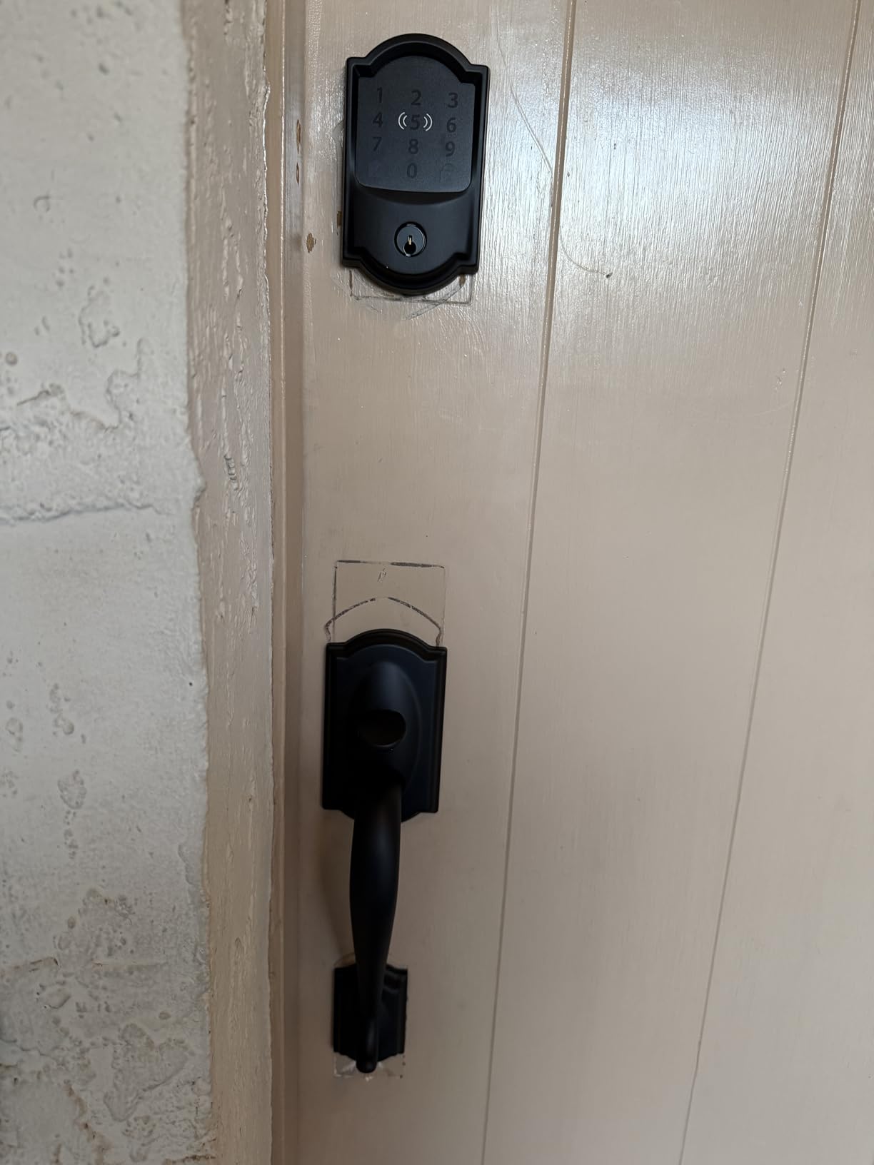 Schlage Encode Smart WiFi Deadbolt Lock with Century Trim, Matte Black customer photo 2