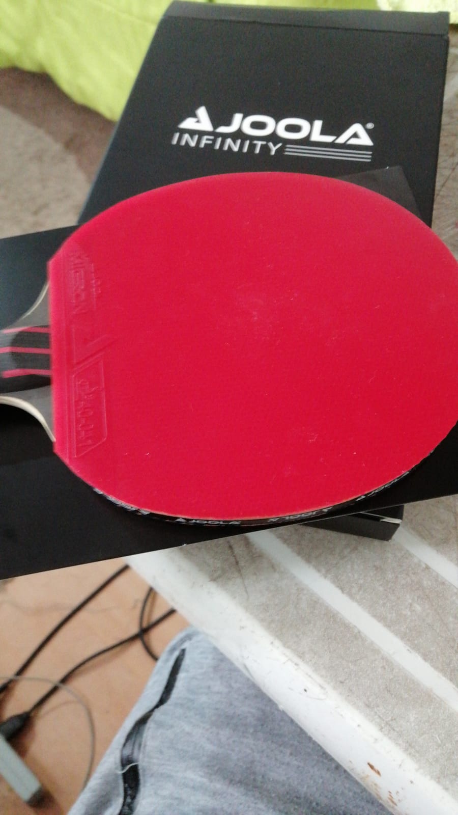 JOOLA Infinity Overdrive - Professional Performance Ping Pong Paddle with Carbon Technology - Black Rubber on Both Sides - Competition Table Tennis Racket for Advanced Training - Extreme Speed customer photo 1