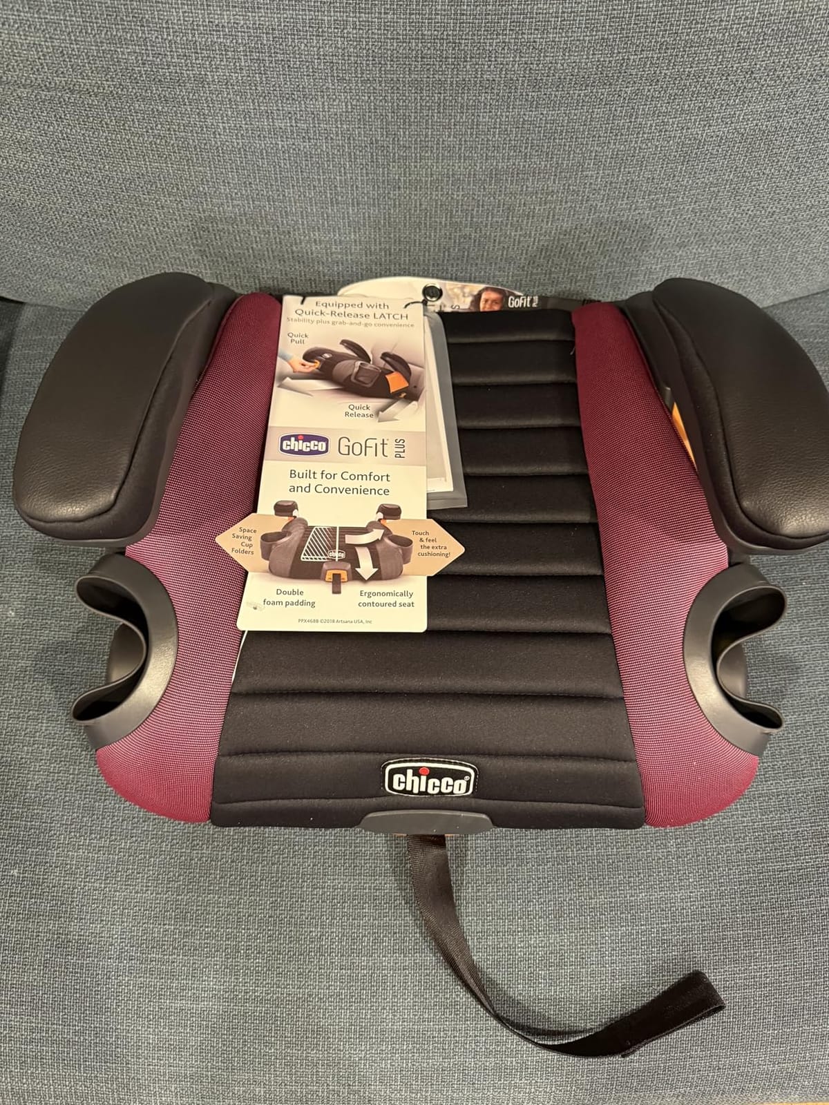 GoFit Plus Backless Booster Seat, with Quick-Release Latch customer photo 2
