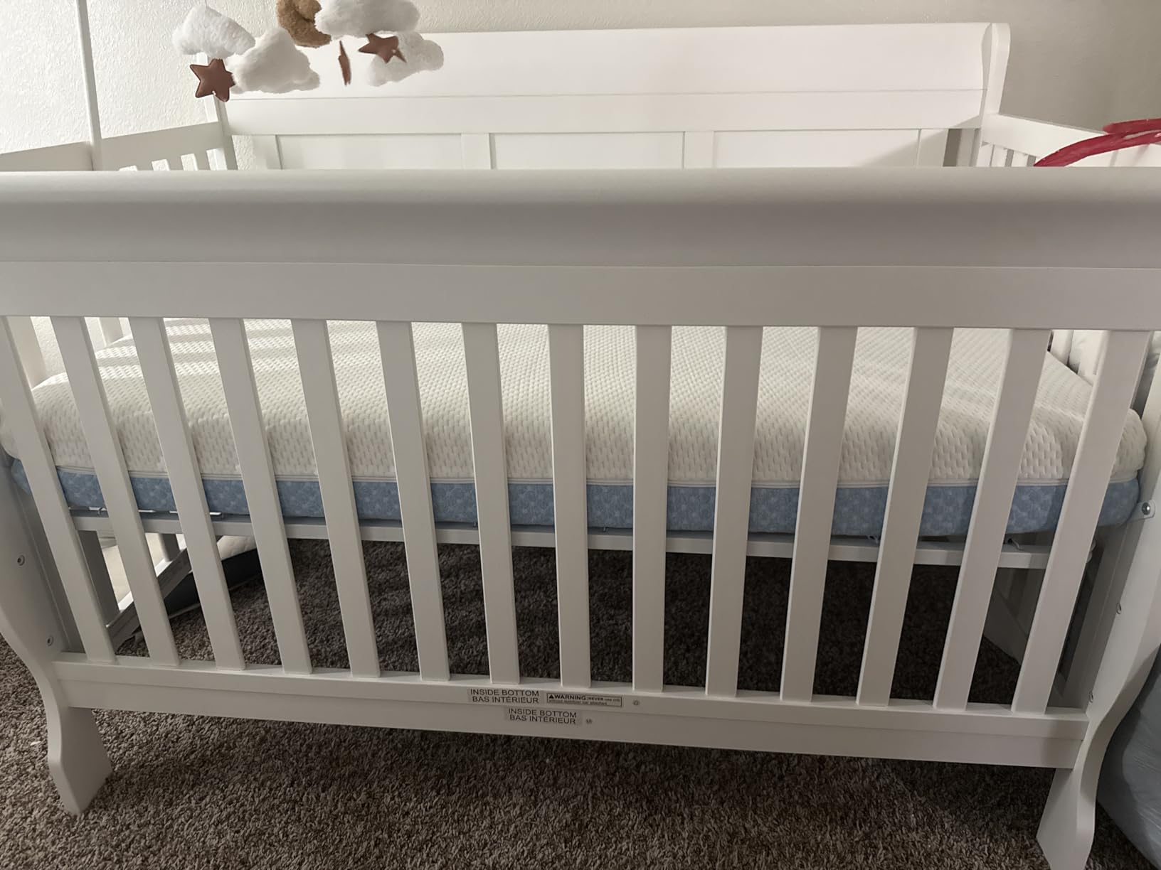 Dourxi Crib Mattress, Dual Sided Comfort Gel Memory Foam Toddler Mattress customer photo 1