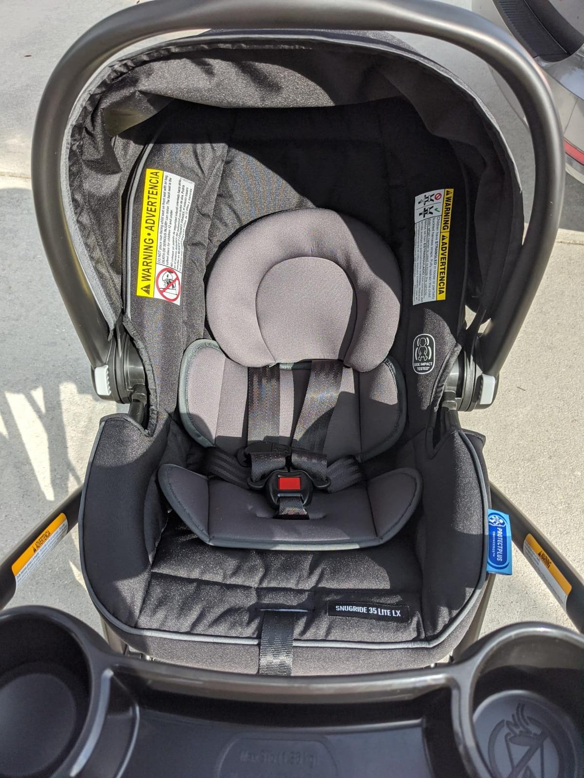 Graco Modes Element Travel System, Baby Car Seat and Stroller Combo, Includes: SnugRide Lite LX Infant Car Seat and Reversible Baby Stroller, Great Gift for New Parents, Canter customer photo 2